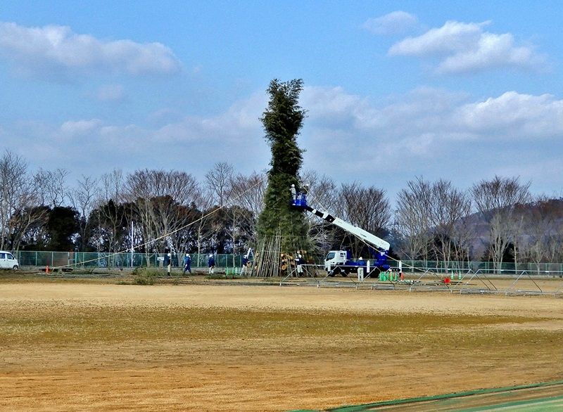 どんど焼き会場2