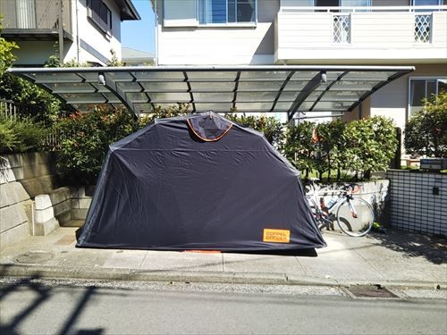 Doppelganger Storage Bike Shelter 2 簡易ガレージ ゆるゆる自転車 キャンプ生活 楽天ブログ