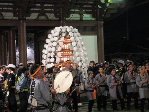 池上本門寺の万灯行列