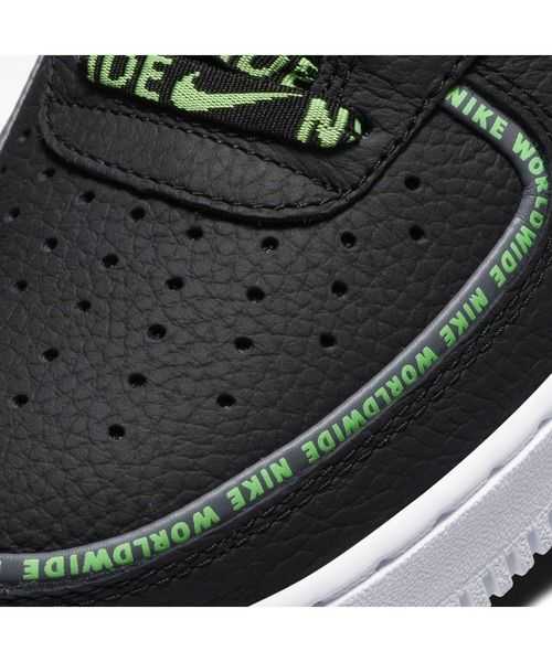 Nike Air Force 1 07 PRM WW Worldwide Black Green Crimson CK7213