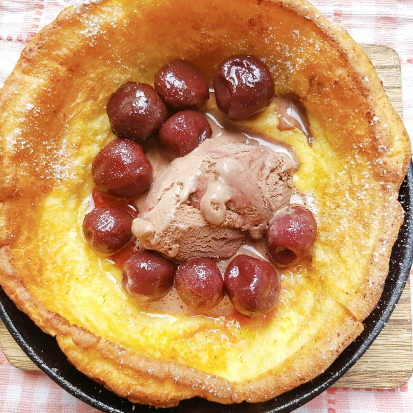 スキレットでダッチベイビーのスイーツ ときどき ベイキング 楽天ブログ