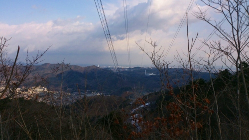 20140104蕃山山行中山観音方面