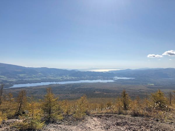 駒ヶ岳 登山レポート(標高1131m) 2018年10月20日) 北海道 茅部郡森町・鹿部町と亀田郡七飯町にまたがる 6号目から標高900mの