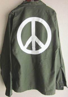 スタッズ バックピース ミリタリーシャツ カーキ ARMY 4990円 レビュー記入で送料込ONE LOVE LA CELEB SELECT SHOP2.JPG