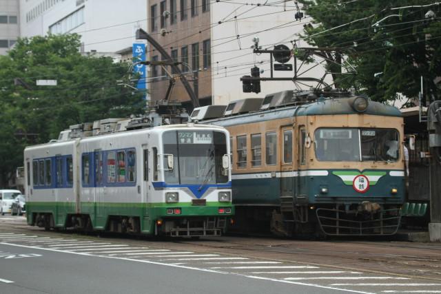 福井鉄道 新旧 並びの 数々6