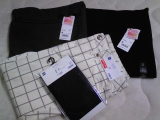 2016年1月お買い物＠UNIQLO&g.u.