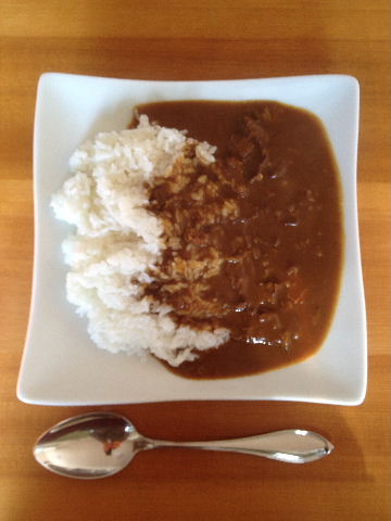 岡山和牛カレー　－　盛り付け