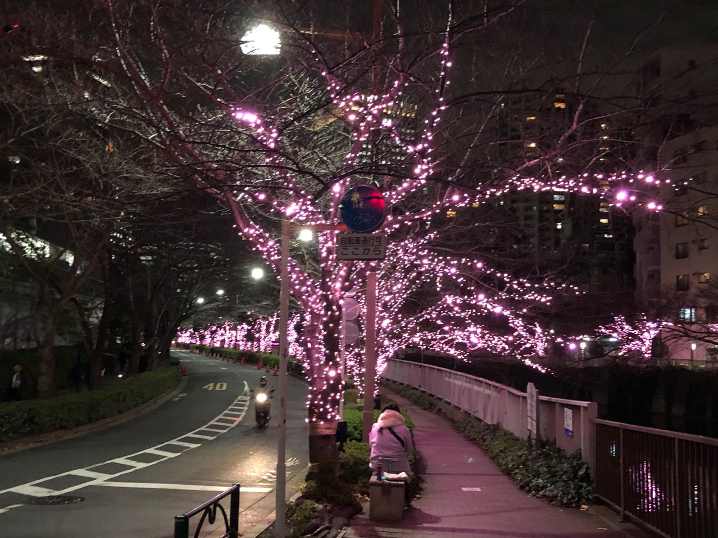 街角スケッチ 目黒川イルミネーション 東京都品川区 みゃあみゃあのトーク トーク 楽天ブログ