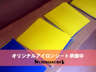 アイロン準備中