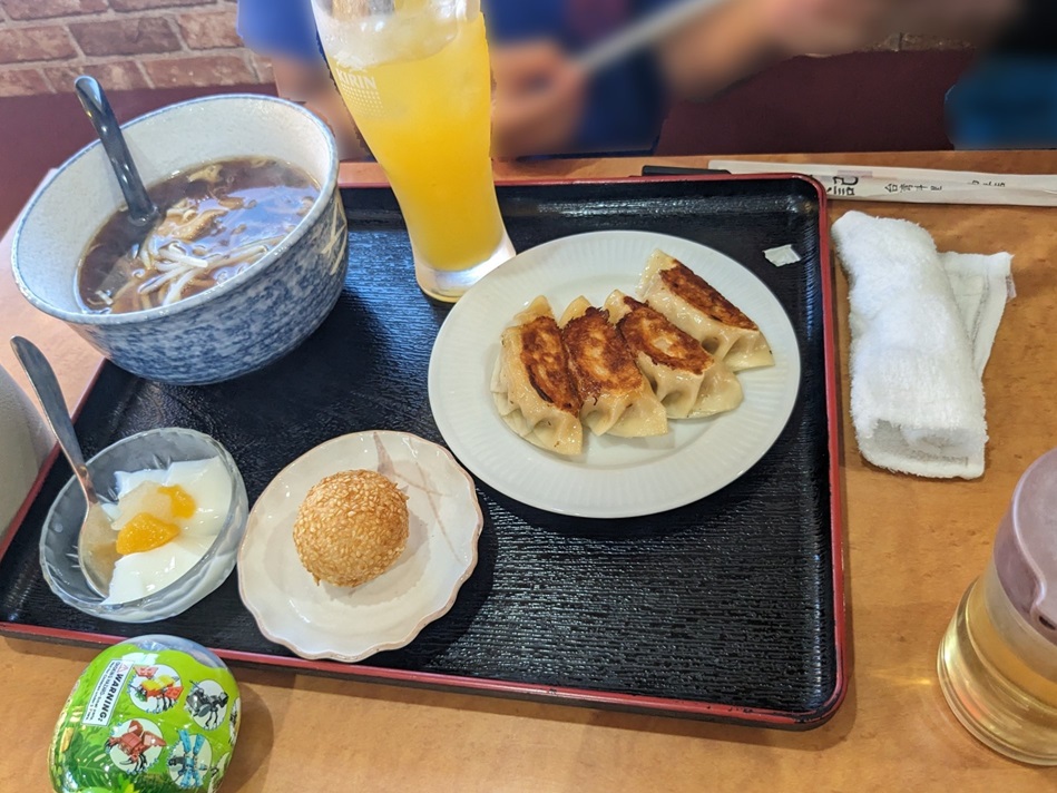 千葉県市原市　台湾料理 陳記 馬立店　お子様定食　餃子とラーメン