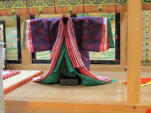 観照 京都・下京 風俗博物館 2020年の展示 -3 歳暮の衣配り・平安王朝