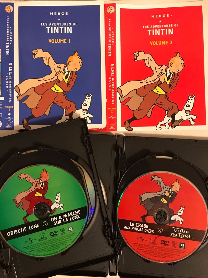 Dvd The Adventures Of Tintin タンタンの冒険 ナツコとコナツとココナツの日々 楽天ブログ