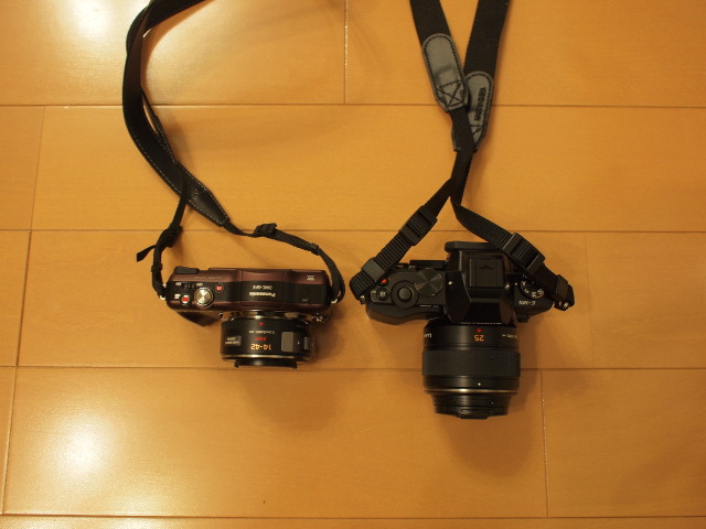 E-M5<br />
<br />
とGF3X比較