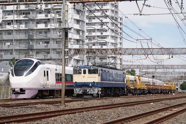 EF81 81牽引 カシオペア紀行 盛岡行き & EF65 1103牽引 羽沢チキ工臨3