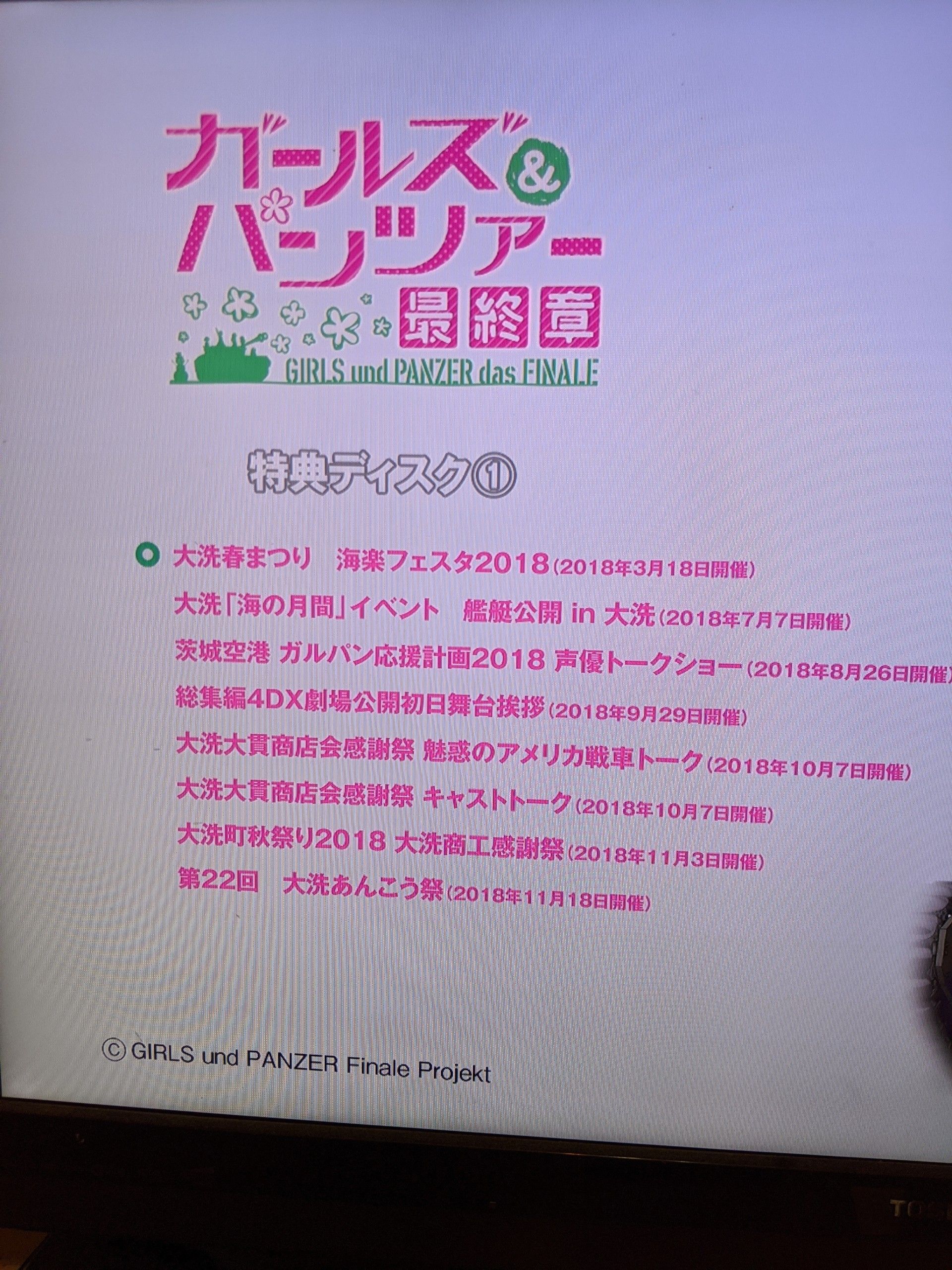 ガールズ パンツァー 最終章 第2話blu Ray来ました 遊び人の竜日記 楽天ブログ