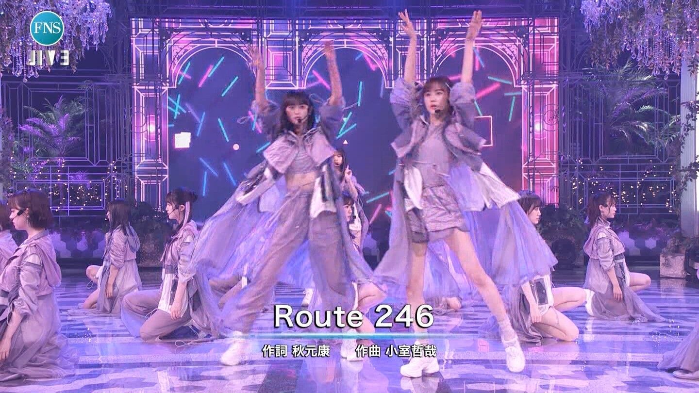 乃木坂46 Fns歌謡祭 夏 で Route246 を披露 映像付 ルゼルの情報日記 楽天ブログ