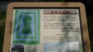 愛宕山古墳案内板