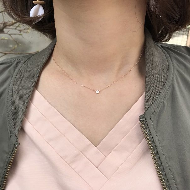 eteで購入したピンクゴールドのネックレス | Mai's blog ~毎日しあわせ 