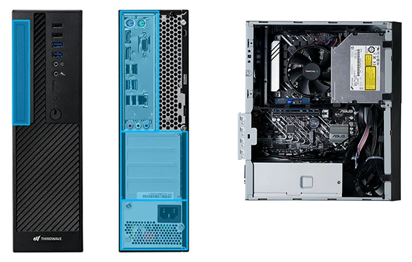 THIRDWAVE SlimMagnateIM DVDドライブ付デスクトップPC THIRDWAVE SlimMagnateIM DVDドライブ付デスクトップPC