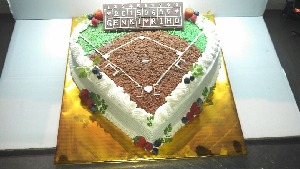 野球ケーキ デコレーションケーキのデリバリーショップ 楽天ブログ
