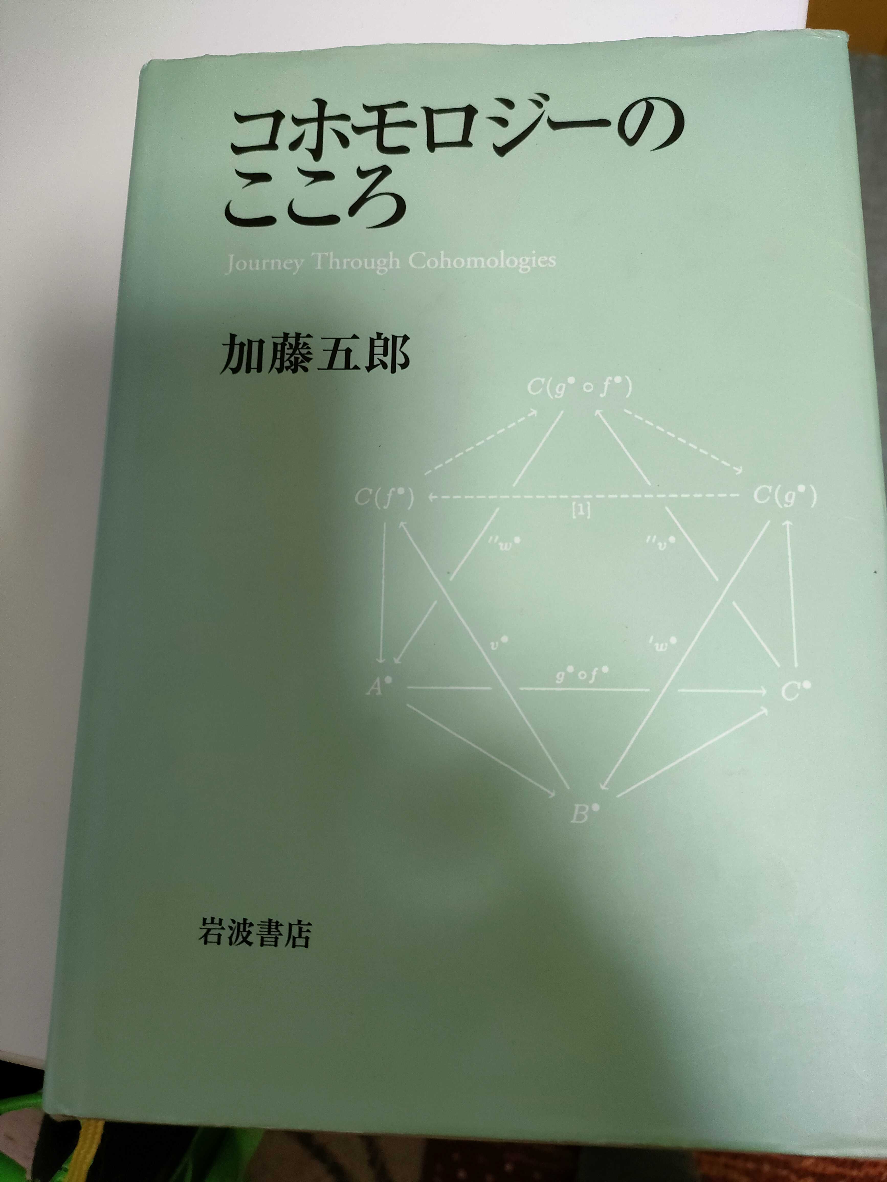 コホモロジーのこころ」という16年前に頓死した本に再チャレンジ