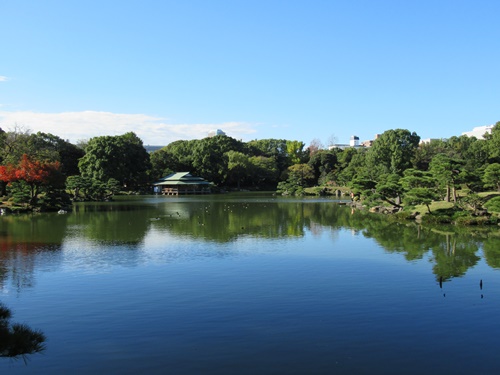 清澄庭園にて