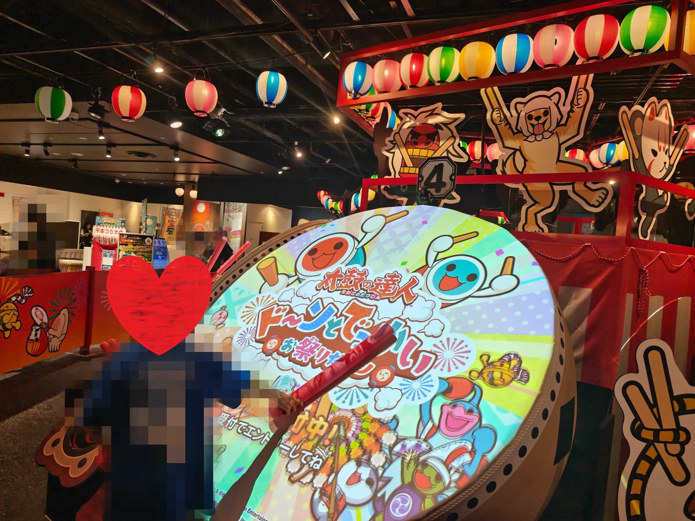 池袋ナンジャタウンで大きい太鼓の達人