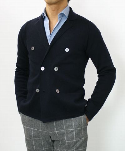 ZANONE （ザノーネ） ハイゲージ ウール ダブルニットジャケット | 大人のメンズファッション イタリア系ファッションがお気に入り - 楽天ブログ