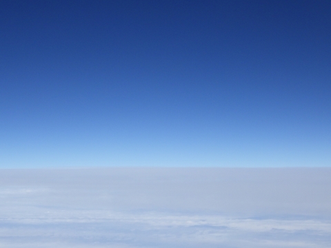 沖縄磯採集2015年11月下旬49　飛行機からの眺望