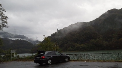 草木湖湖畔駐車場