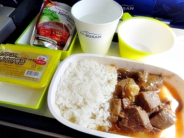 エアプサン機内食