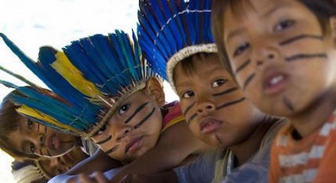 グアラニー族の子どもたち