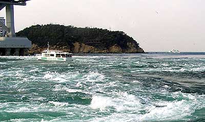 鳴門海峡の渦潮