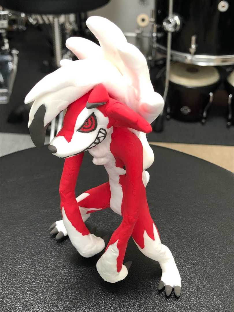 ねんど ルガルガン まよなかのすがた Jr 作 ドラマーjr のドラムと育児の話 楽天ブログ