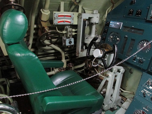 潜水艦操舵室