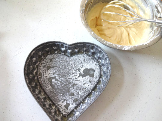 ハートケーキ
