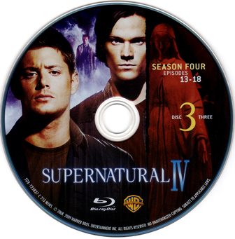 『0436　スーパーナチュラル SEASON 4 DISC 3　［THE COMPLETE  FORTH SEASON］』ピクチャディスク