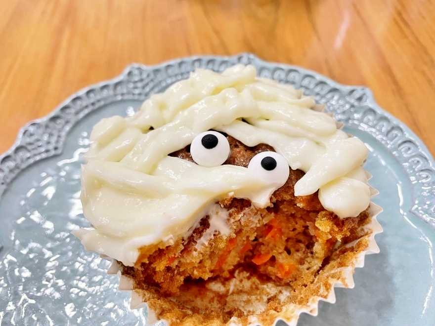 キャロットケーキ ハロウィン ミイラ mummy carrotcake Halloween アメリカ