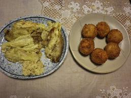 コロッケ　焼き茄子　918.JPG
