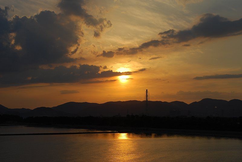 赤穂御崎の夕陽 赤穂温泉 潮彩きらら祥吉のブログ 楽天ブログ