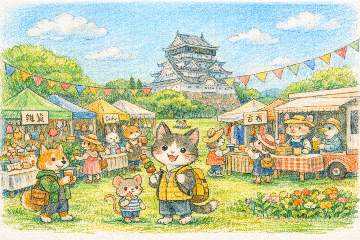 勝山公園と北九州グランマーケット2026春