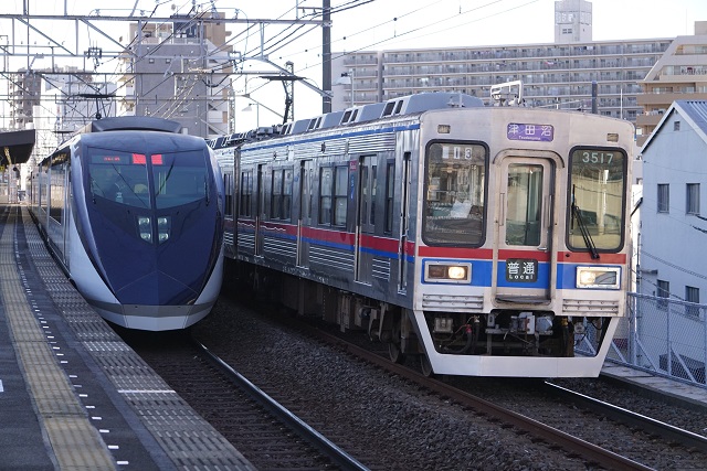 並びが揃う 京成関屋駅3