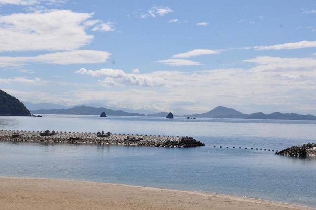 松山、風早海岸