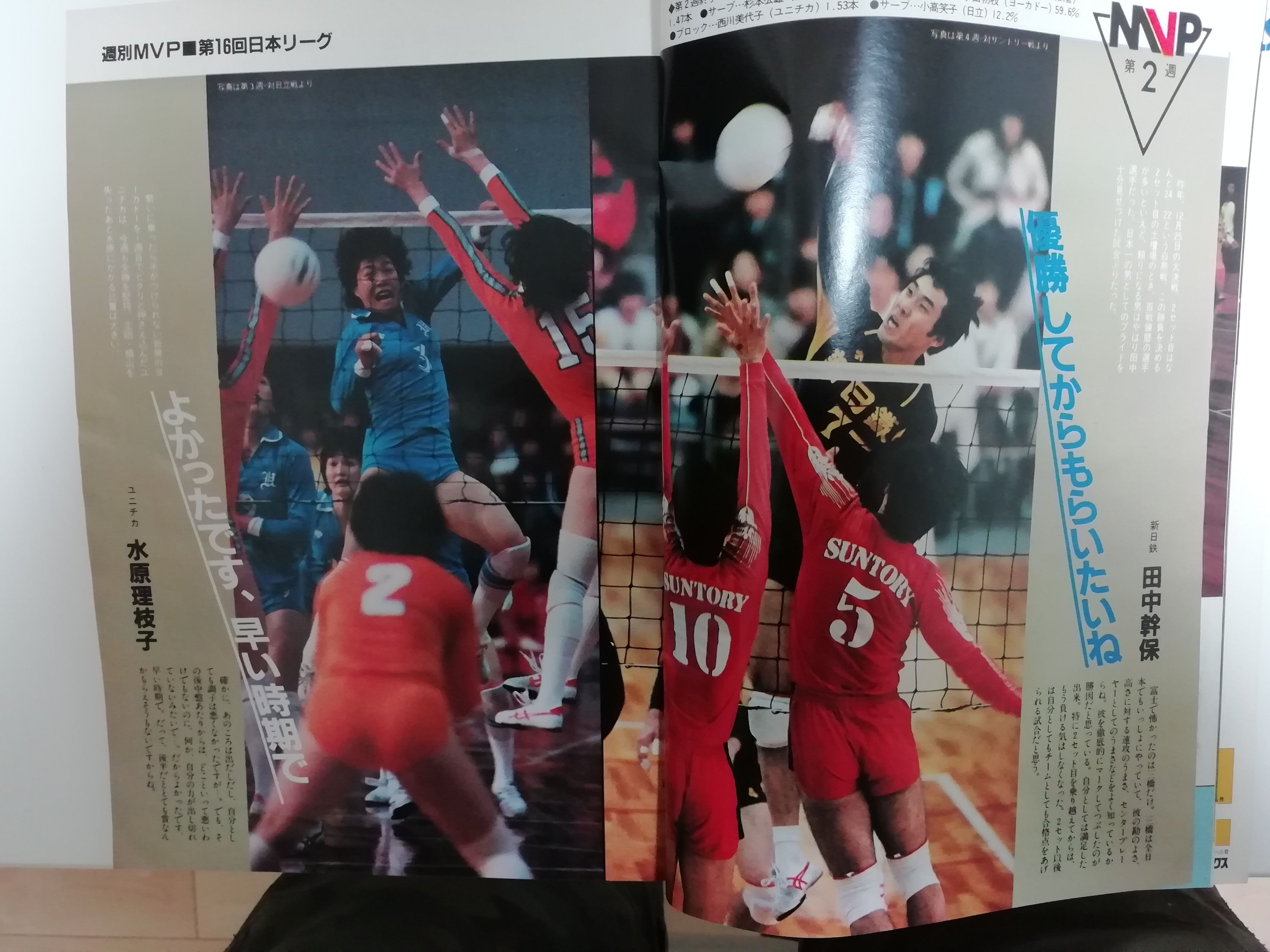 1980年代のバレーボール 島風便り 楽天ブログ