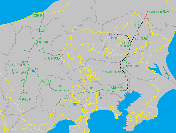 東日本支線の旅 24日目／日光・奥州街道 7日目 】 寺子（栃木