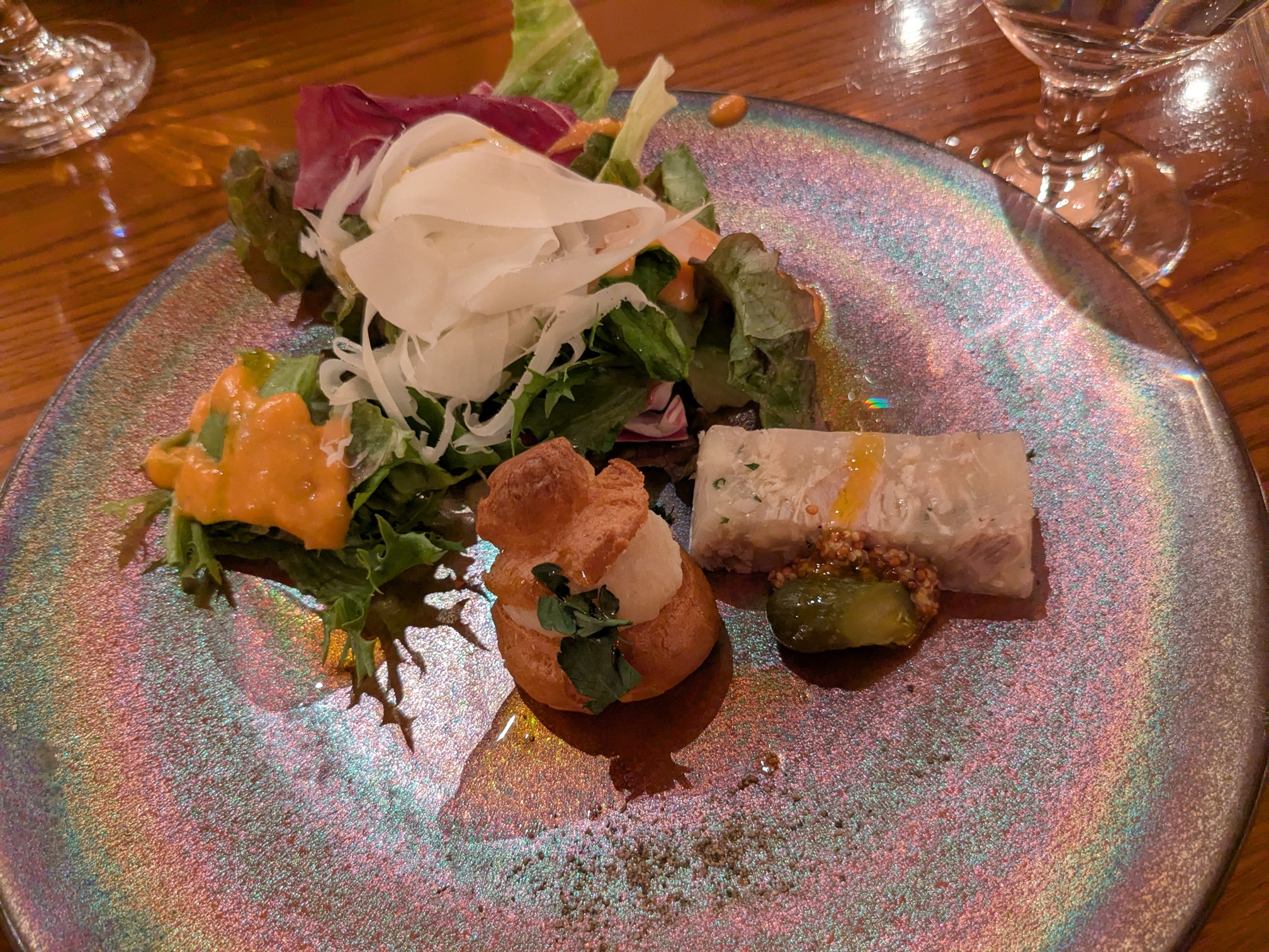 中央区銀座　イル ポネンティーノ (IL PONENTINO)　ランチセット　MENU DI FELICE　前菜の盛り合わせ