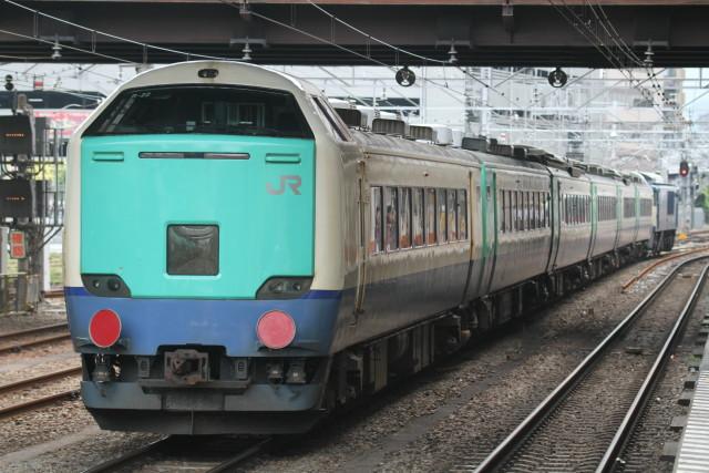 EF64 1031牽引485系3000番台R22編成 廃回3