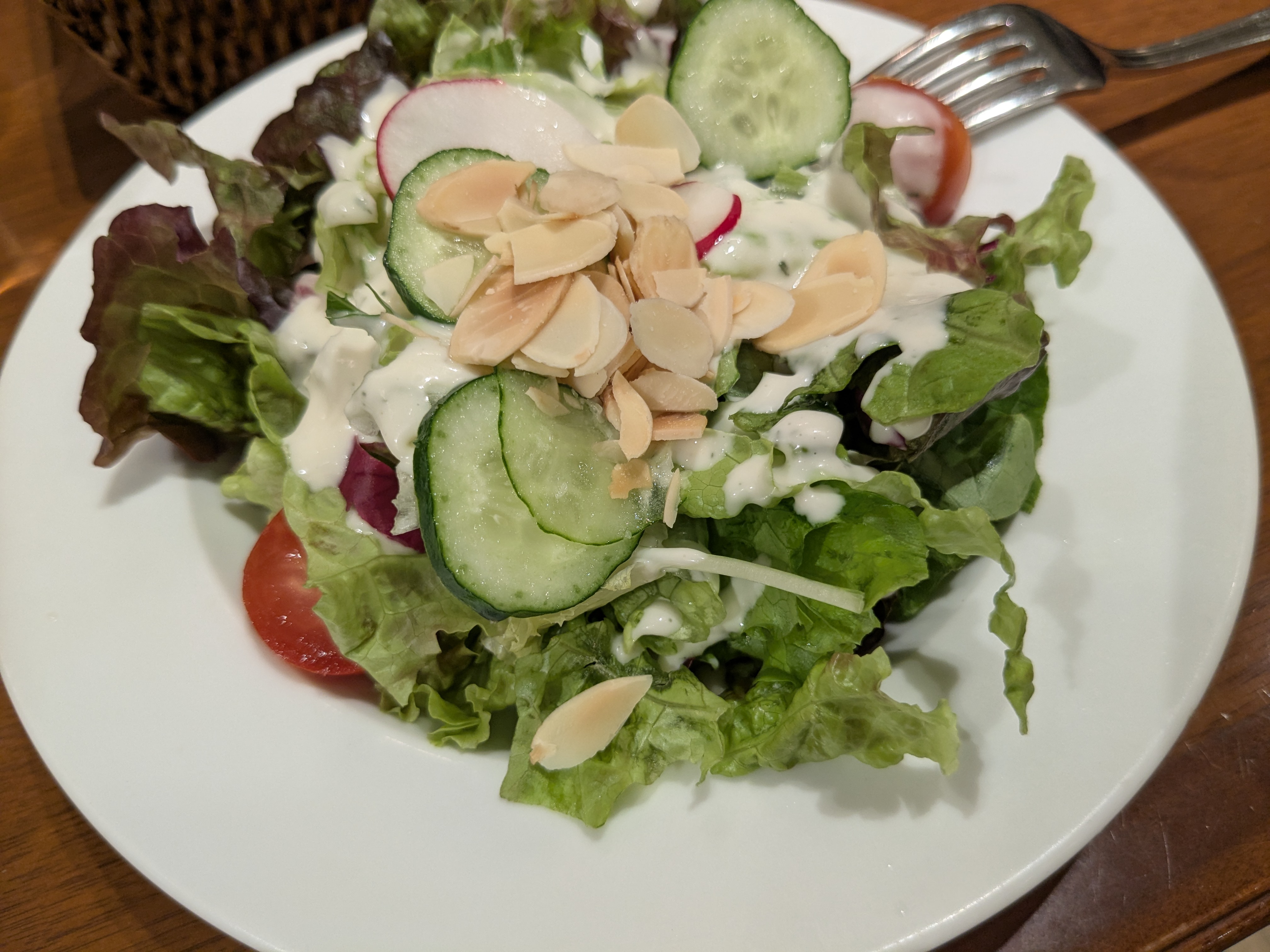 HARBS ルミネ横浜店 ランチ　ランチセットのサラダ