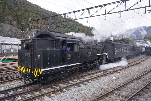 大井川鐵道 元 南海電車 丸普 & C10 8トラ塗り5