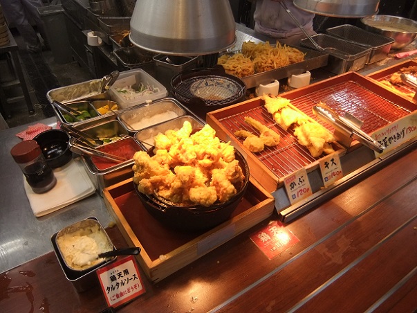西加平１丁目・丸亀製麺足立加平店のトッピング類